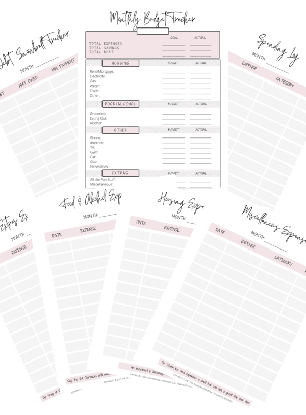 Free Expense Tracker Budget Binder Printable